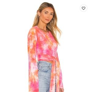 Lovers + Friends Lily Tie Sweatshirt